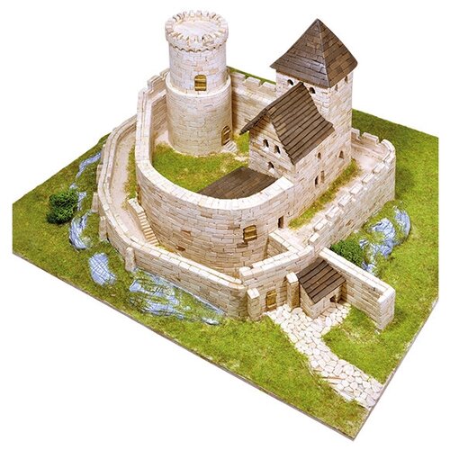 фото Сборная модель из керамики aedes ars (испания), замок bedzin, масштаб 1:160, ads1016