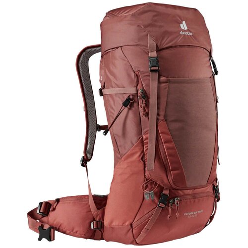 фото Рюкзак туристический deuter futura air trek 45+10 sl (цвет: redwood-lava)