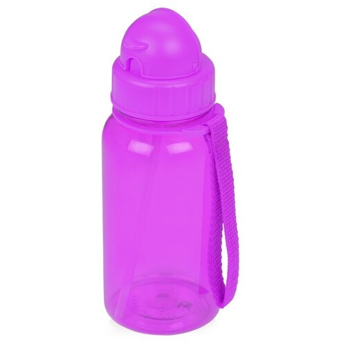 фото Бутылка для воды со складной соломинкой «kidz» 500 мл, фиолетовый oasis