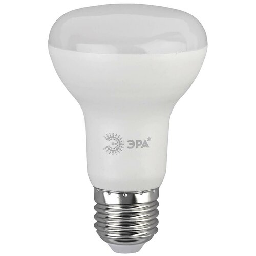фото Эра лампа светодиодная эра e27 8w 6000k матовая led r63-8w-860-e27 б0048024