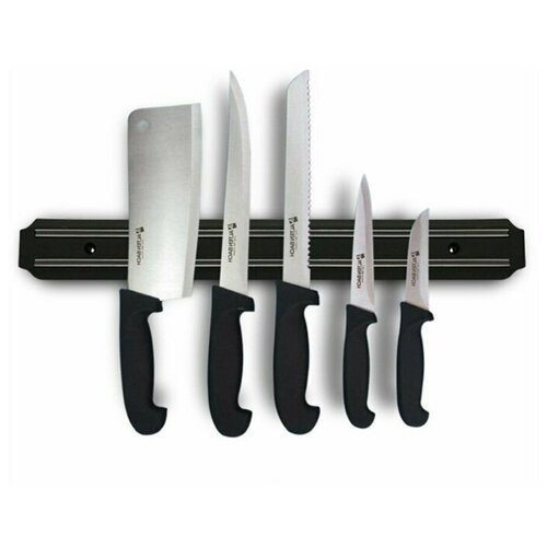 фото Магнитный держатель для ножей skiico kitchenware 38 см / кухонный магнит на стену для ножей
