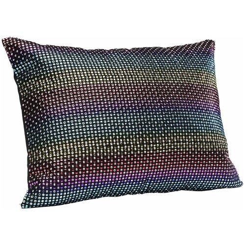 фото Kare design декоративная подушка rainbow glitter, коллекция "радужный блеск" 30*40*3, полиэстер, мультиколор