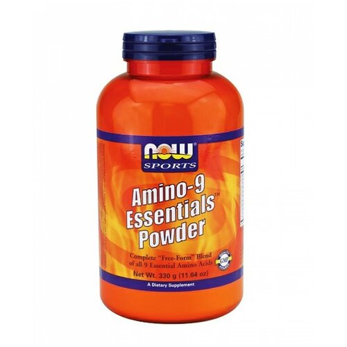 фото Now amino-9 essentials powder (330 гр.) - анаболический комплекс незаменимых аминокислот в порошке