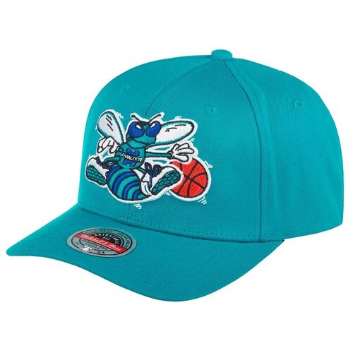 фото Бейсболка mitchell ness hhss3260-choyypppteal charlotte hornets nba, размер one mitchell & ness