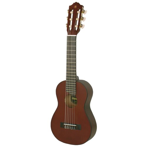 фото Yamaha gl1 pbr - классическая гитара малого размера, гиталеле, струны нейлон, чехол, цвет коричневый