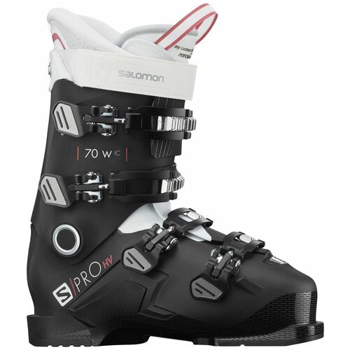 фото Горнолыжные ботинки salomon s/pro hv 70 w ic, 6-6.5 / 24-24.5, black/white/garnet pink