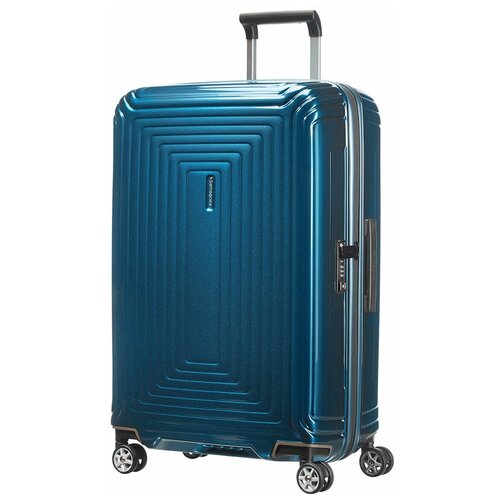 фото Чемодан samsonite neopulse m 74 л, синий металлик/metallic blue