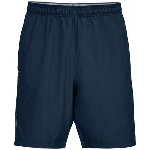 фото Шорты under armour woven graphic wordmark размер sm, academy / graphite-408