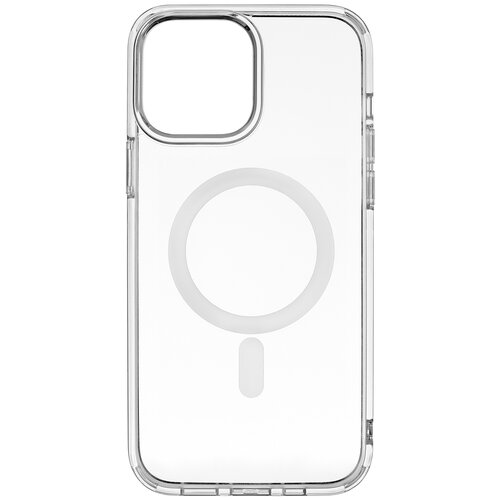 фото Чехол ubear real mag case для iphone 13 pro max, pc+tpu, magsafe compatible, прозрачный