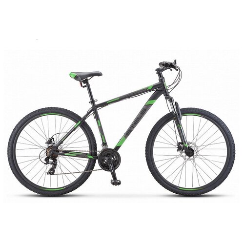 фото Велосипед горный stels navigator-900 d 29" рама 21 черный/ зеленый