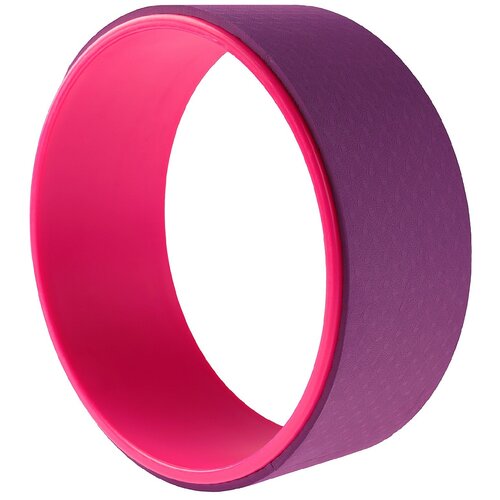 фото Йога-колесо «лотос», размер 33 х 13 см, цвет розовый, фиолетовый нет бренда