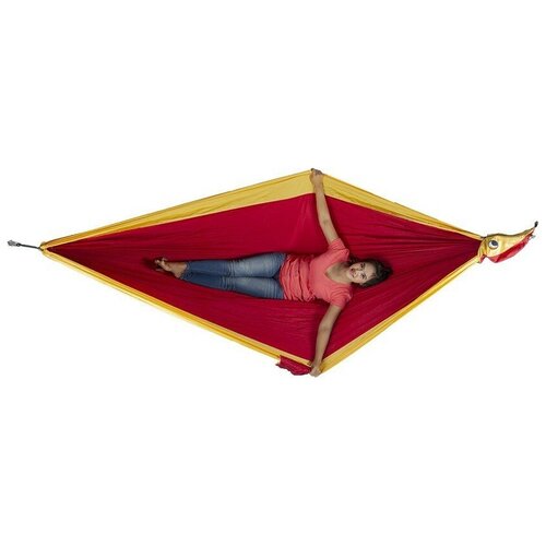 фото Гамак туристический ticket to the moon original hammock (цвет: burgundy/dark yellow)