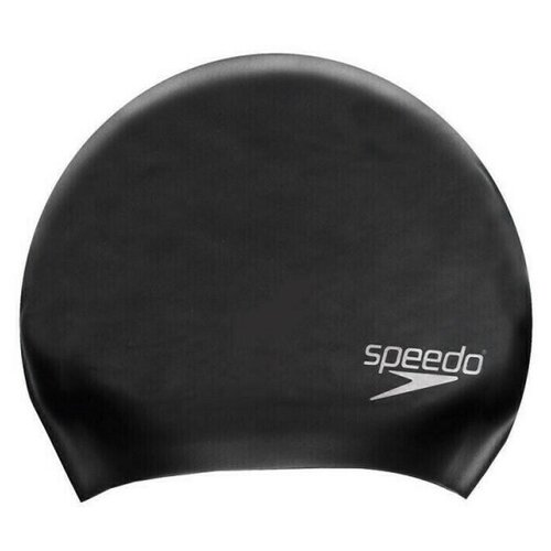 фото Шапочка для плавания speedo long hair cap , арт.8-061680001, черный, силикон