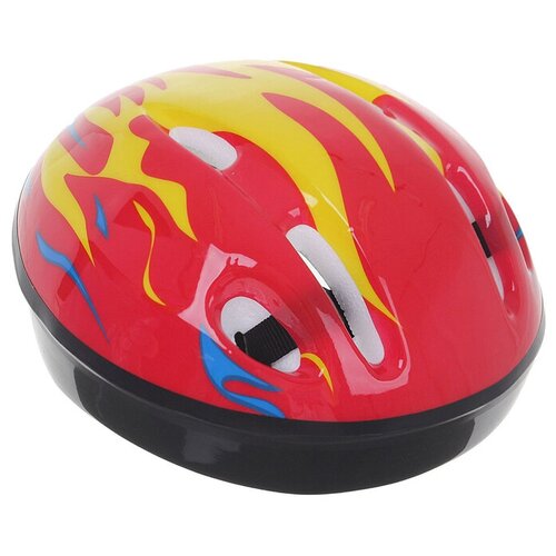 фото Onlitop шлем защитный детский ot-h6, размер s, 52-54 см, цвет красный