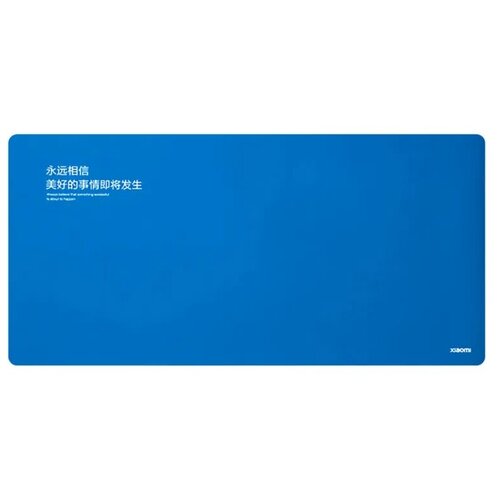 фото Коврик для мыши большой xiaomi super large waterproof mouse pad xmsbd20mt, синий