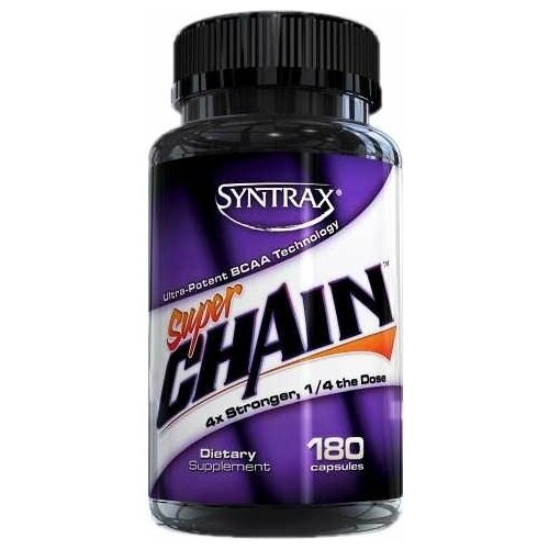 фото Аминокислота syntrax super chain (bcaa) 180капсул