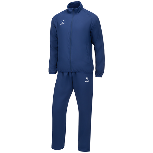 фото Костюм спортивный jögel camp lined suit, темно-синий/темно-синий/белый размер xxxl jogel