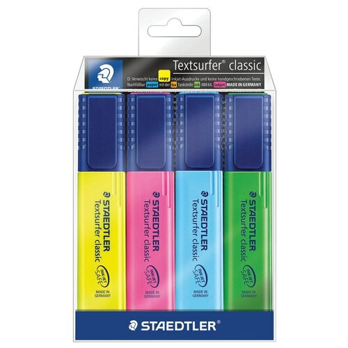 фото Staedtler набор маркеров textsurfer classic, 4 шт (364 wp4)