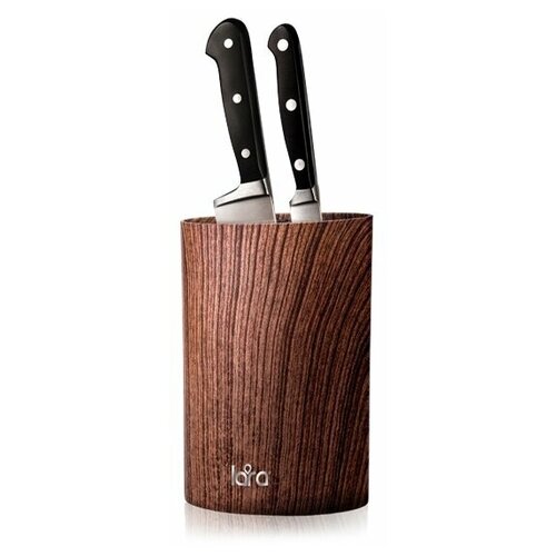 фото Подставка для ножей универсальная овальная soft touch lr05-101 lara wood