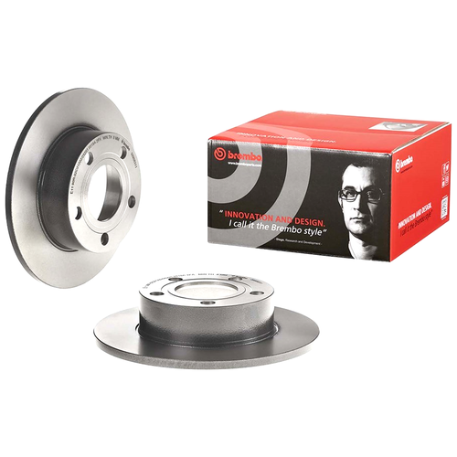 фото Brembo 08.9083.11 (08908310 / 08908311 / 08908375) диск тормозной задний\ audi (ауди) a6 1.8-4.2 / 2.5tdi quattro 97-05 (комплект 2 штуки)