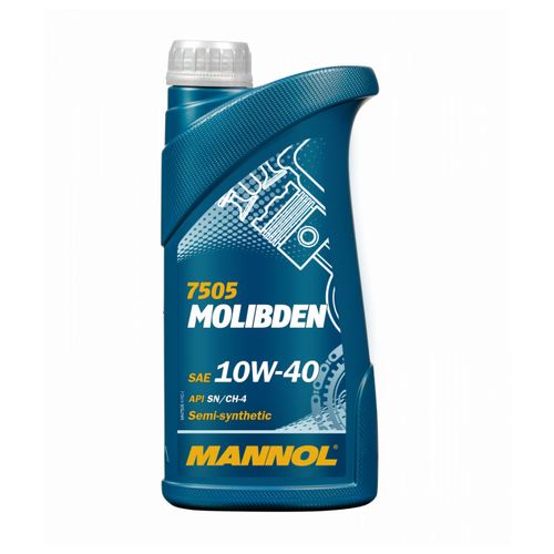 фото П/синт. моторное масло mannol molibden sae 10w-40 api sl/ch-4 1л