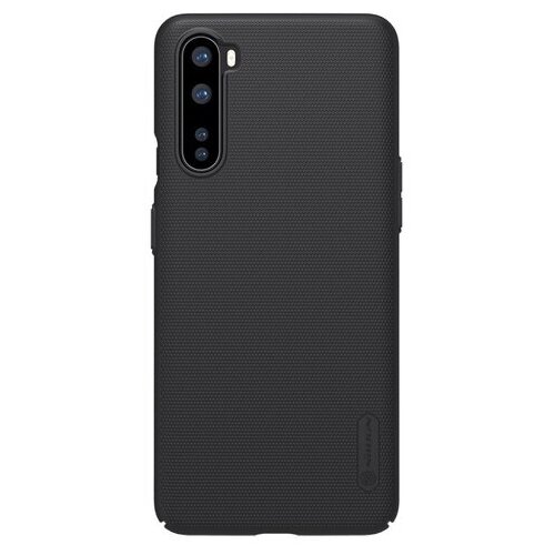 фото Тонкий чехол для смартфона oneplus nord от nillkin, серия super frosted shield, черный цвет