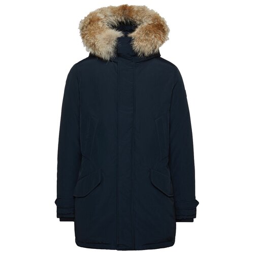 фото Пуховик polar parka hc melton blue, m городской woolrich