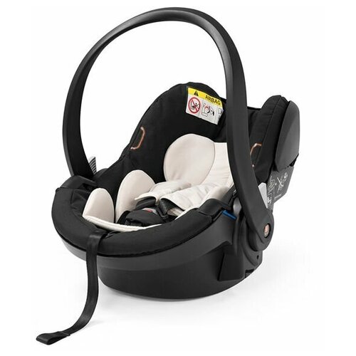 фото Автокресло-переноска группа 0+ (до 13 кг) stokke izi go, черный