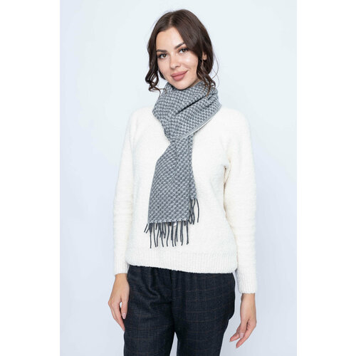 фото Шарф khan cashmere,30х180 см, серый khan. cashmere