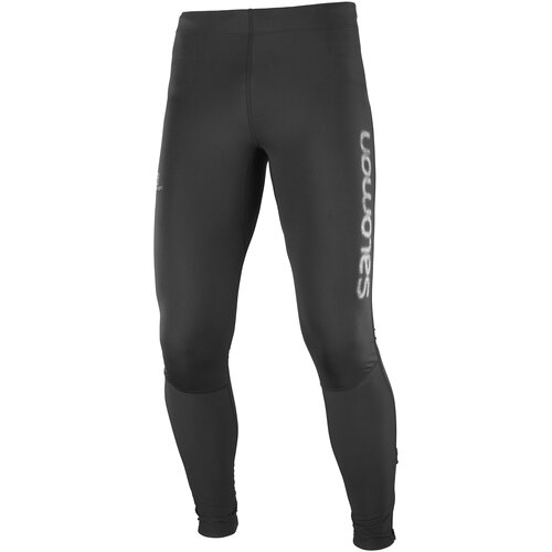 фото Брюки salomon agile long tight m, размер l, black/nocturne