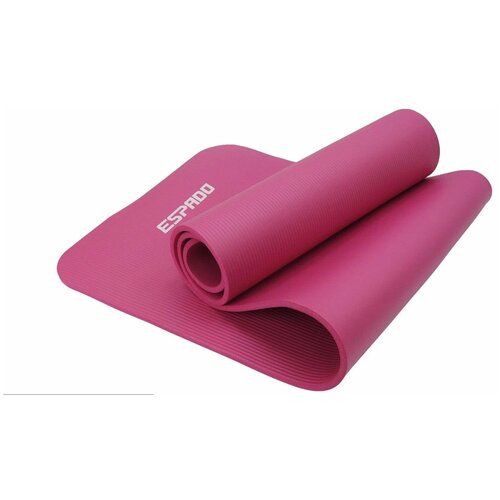 фото Коврик для йоги и фитнеса espado 183х61х1 см, розовый