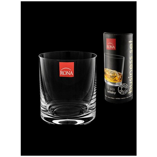 фото Набор стаканов для виски. rona. business set. 2 шт. 390 мл. тубус.