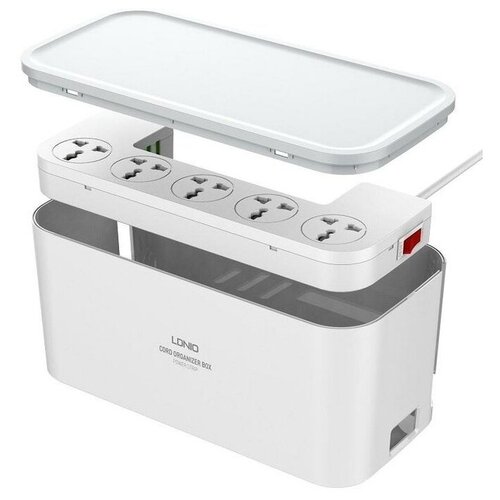 фото Зарядная станция ldnio management power strip box sc5309 белый