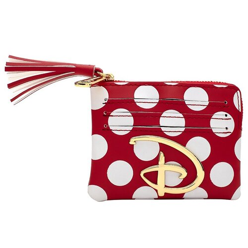 фото Кошелек funko lf: disney: red/wht pola dot disney logo cardholder wdwa1212