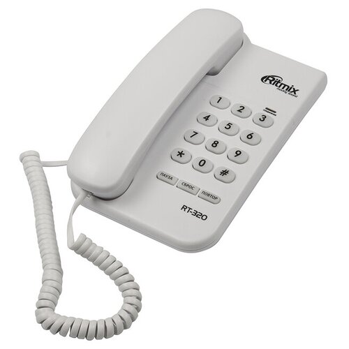 фото Телефон ritmix rt-320 white