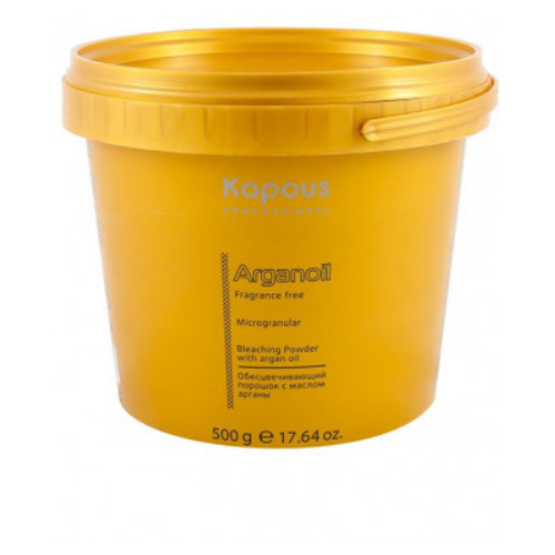 фото Обесцвечивающий порошок с маслом арганы для волос, 500 г kapous professional