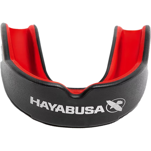 фото Боксерская капа hayabusa combat black/red (взрослый размер)