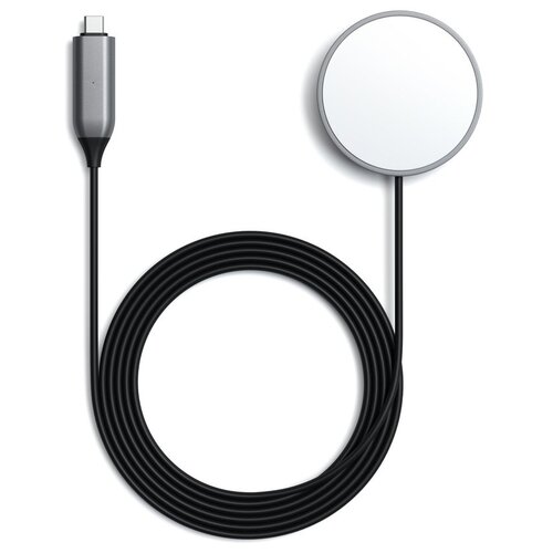 фото Беспроводное зарядное устройство satechi usb-c magnetic wireless charging cable st-ucqimcm (space grey)