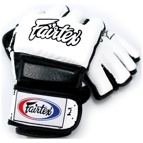 фото Перчатки mma fairtex sparring gloves fgv17 white/black m