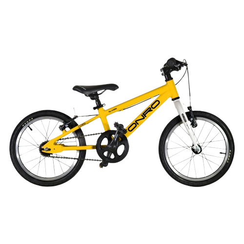 фото Детский велосипед runbike onro 16" желтый (требует финальной сборки)