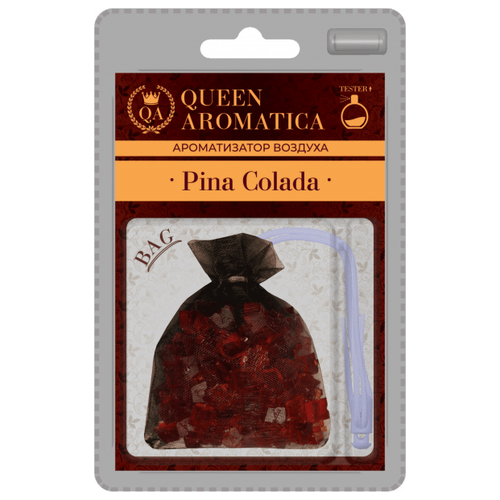 фото Ароматизатор queen aromatica мешочек pina colada qa-сb-02, ароматизатор салона