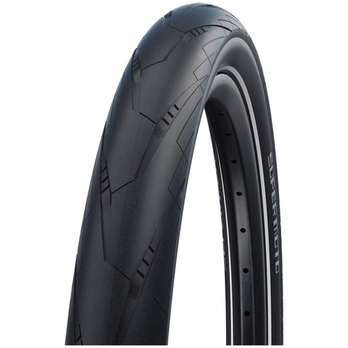 фото Велопокрышка schwalbe super moto, 28x2.40 (62-622), wired, e-50, performance line, microskin, black reflex, a255055