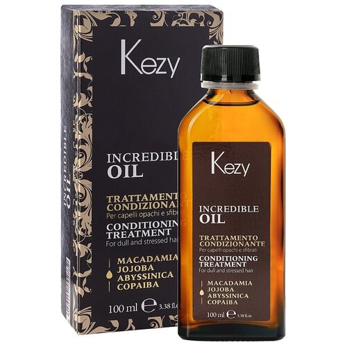 фото Kezy incredible oil масло для волос и кожи головы, 100 мл, бутылка