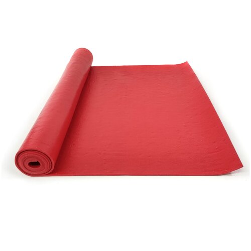 фото Коврик для йоги puna pro, бордовый, размер 185 x 60 x 0.45 см ramayoga