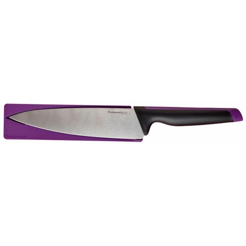 фото Шеф-нож tupperware universal, лезвие 19 см, черный/фиолетовый