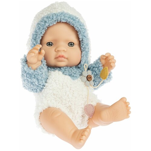 фото Кукла "малыш" голубой костюм oly bondibon