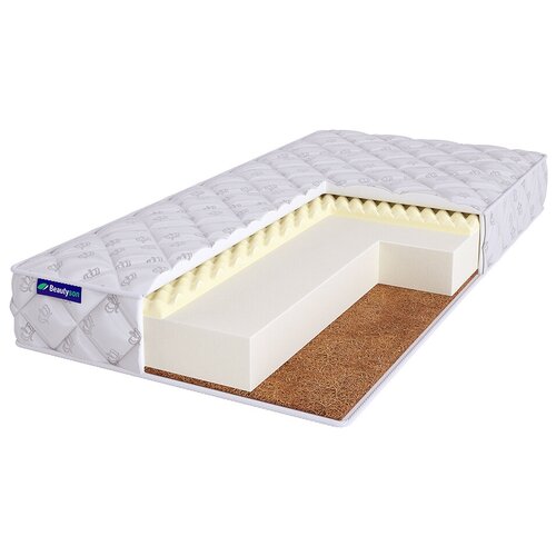 фото Матрас beautyson roll foam 10 massage cocos, 180x185x14 см беспружинный, бесклеевой