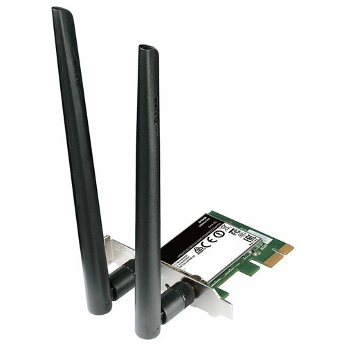 Сетевой адаптер WiFi D-Link DWA-582 PCI Express ант. внеш. съем 2ант.