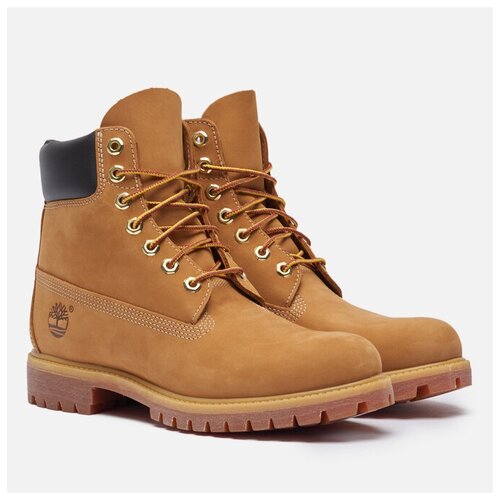 фото Мужские ботинки timberland 6 inch premium waterproof warm lined коричневый , размер 45 eu