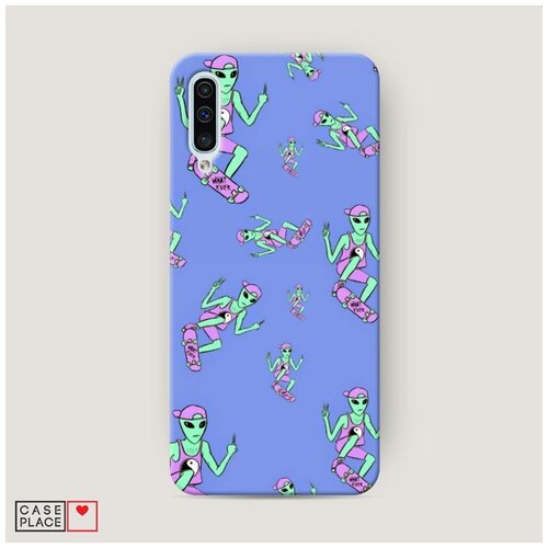 фото Чехол пластиковый samsung galaxy a50 ayy lmao скейтер case place